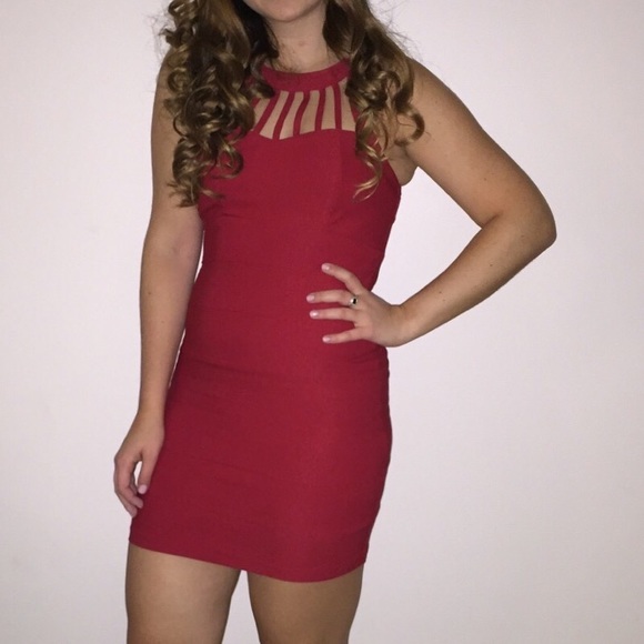 Windsor Dresses Red Bodycon Dress Poshmark